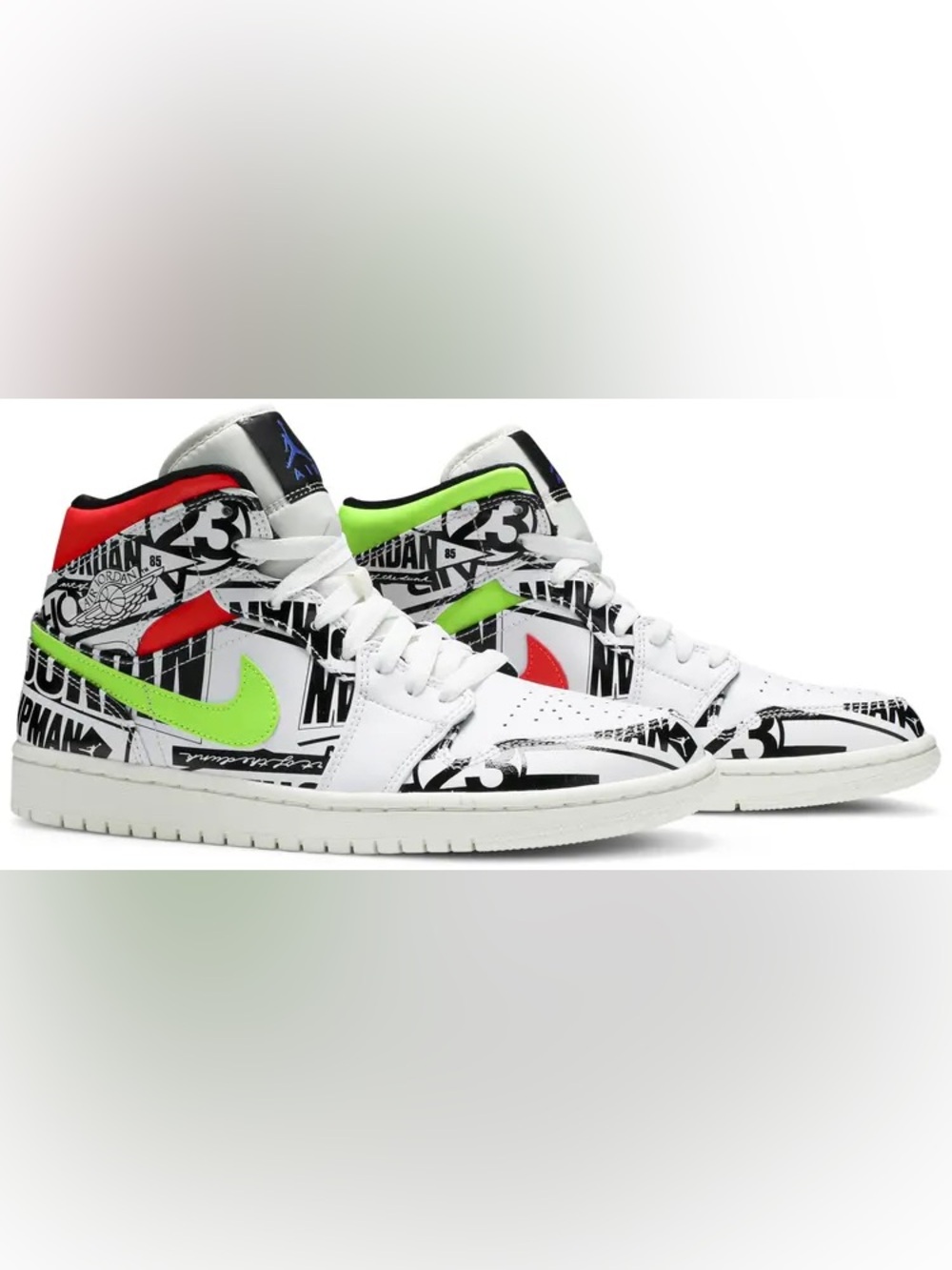 Jordan 1 Mid “All Over Logo”